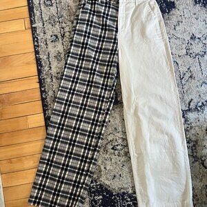 Anthropologie 2-toned trousers, size M (fits 6-8)